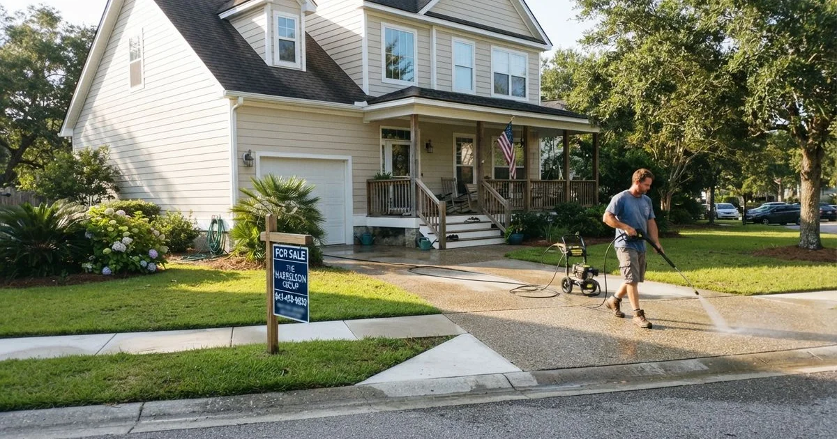 Does exterior cleaning help sell a house faster in Myrtle Beach?